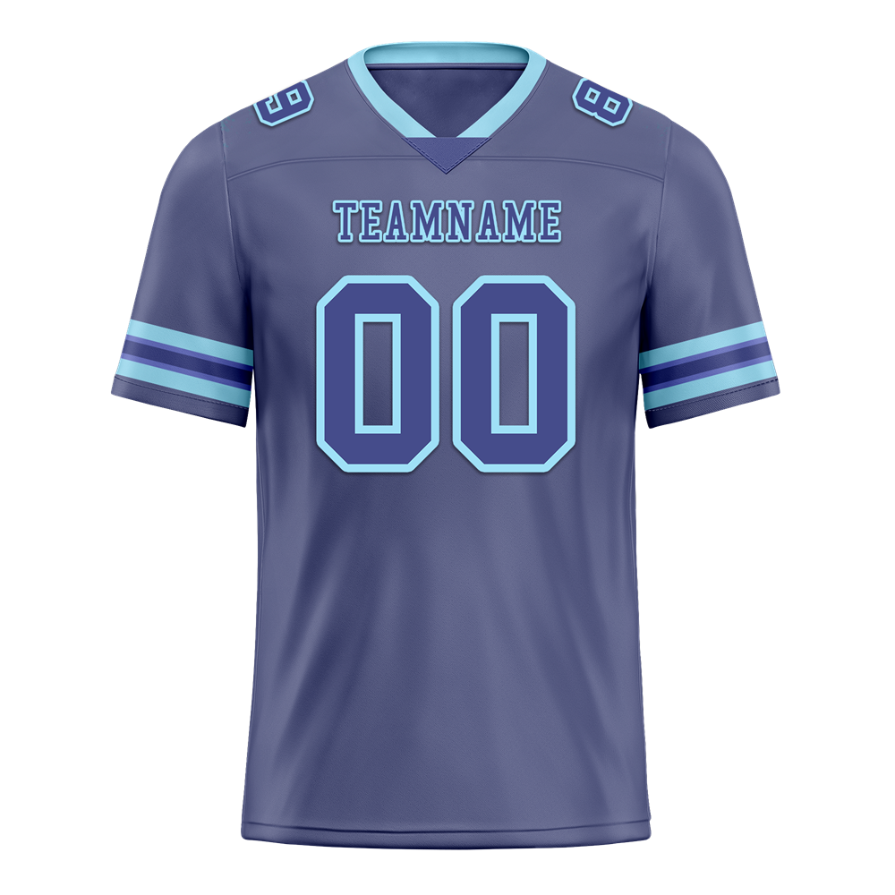 Custom Purple Skull Fashion Purple Personalized Authentic Football Jersey FBJ02-bc0fbb8