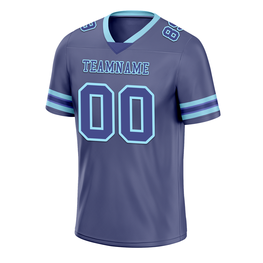 Custom Purple Skull Fashion Purple Personalized Authentic Football Jersey FBJ02-bc0fbb8
