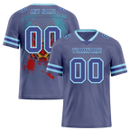 Custom Purple Skull Fashion Purple Personalized Authentic Football Jersey FBJ02-bc0fbb8