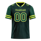 Custom Green Skull Fashion Green Personalized Authentic Football Jersey FBJ02-bc0fbb9