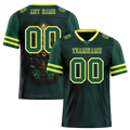 Custom Green Skull Fashion Green Personalized Authentic Football Jersey FBJ02-bc0fbb9