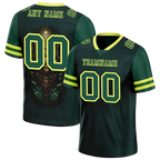 Custom Green Skull Fashion Green Personalized Authentic Football Jersey FBJ02-bc0fbb9