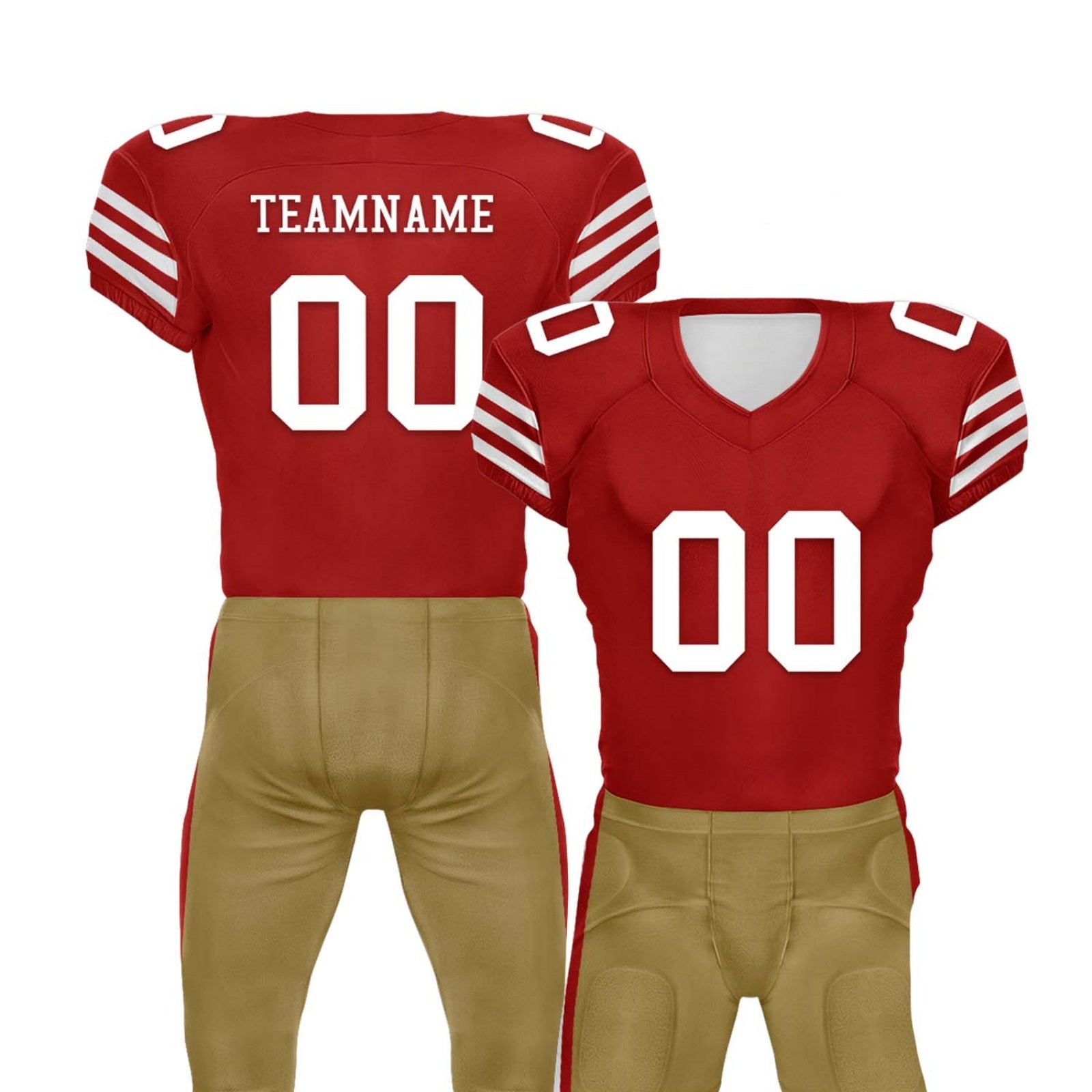 Custom San Francisco High-Performance American Football Jersey FBJ06-E00603-31