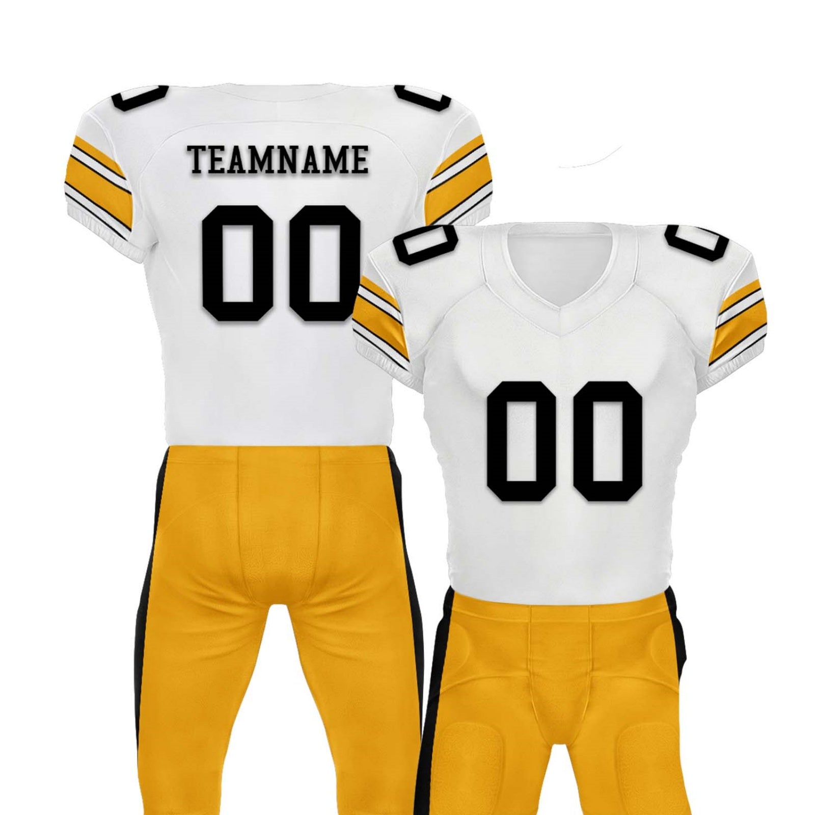 Custom Pittsburgh High-Performance American Football Jersey FBJ06-E00603-7