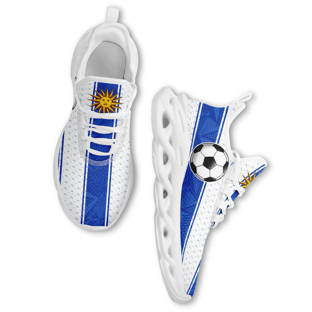 Custom Uruguay 2026 World Cup High Quality Soccer Stadium Version Jersey Sneakers Sports Shoes and Hat Combo Offer Personalized Team Name and Logo ZH-F025152-3