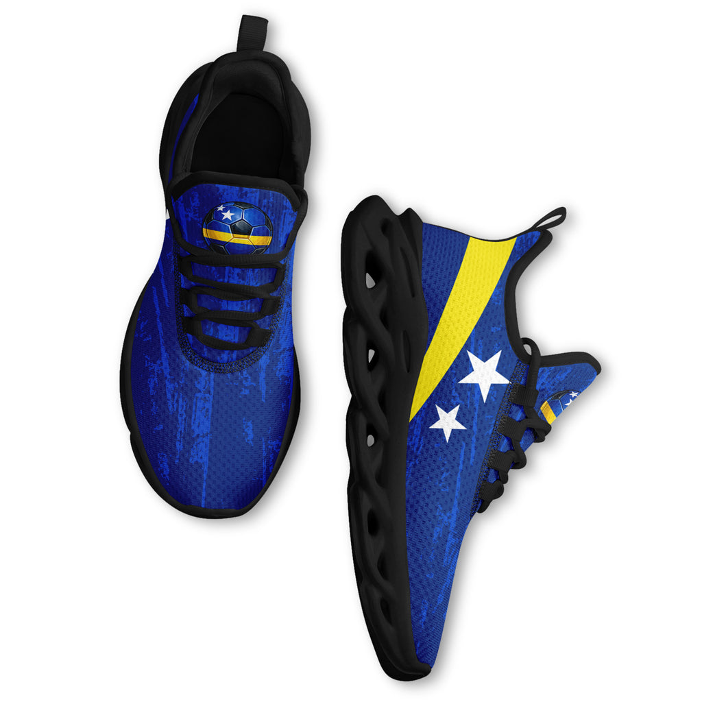 Custom Curaçao 2026 World Cup High Quality Soccer Stadium Version Jersey Sneakers Sports Shoes and Hat Combo Offer Personalized Team Name and Logo ZH-F025153-2