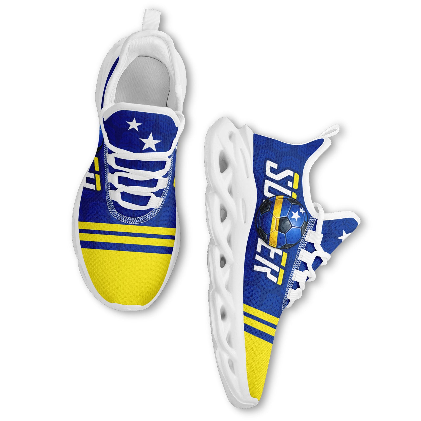 Custom Curaçao 2026 World Cup High Quality Soccer Stadium Version Jersey Sneakers Sports Shoes and Hat Combo Offer Personalized Team Name and Logo ZH-F025153-3