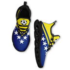 Custom Curaçao 2026 World Cup High Quality Soccer Stadium Version Jersey Sneakers Sports Shoes and Hat Combo Offer Personalized Team Name and Logo ZH-F025153-5