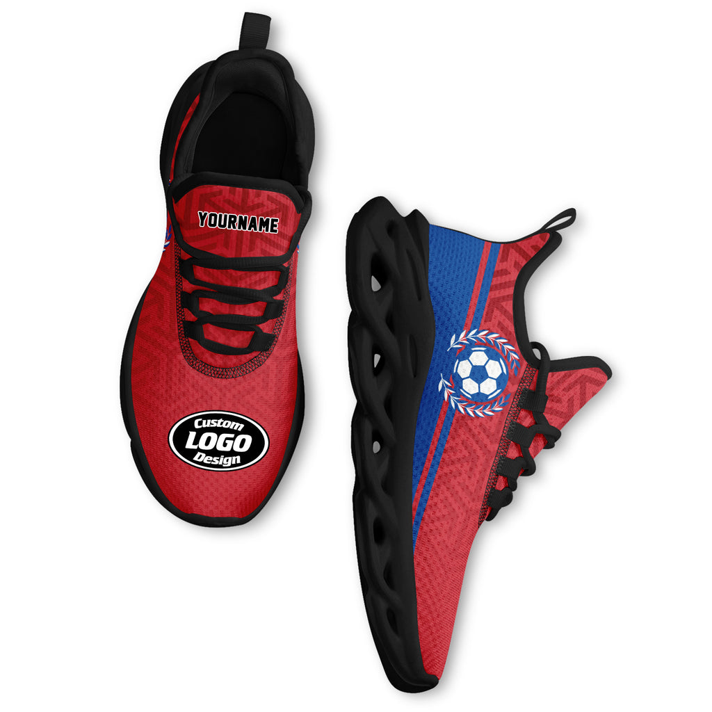Custom 2026 World Cup South Korea High Quality Soccer Stadium Version Jersey Sneakers Sports Shoes and Hat Combo Offer Personalized Team Name and Logo ZH-F009132-4