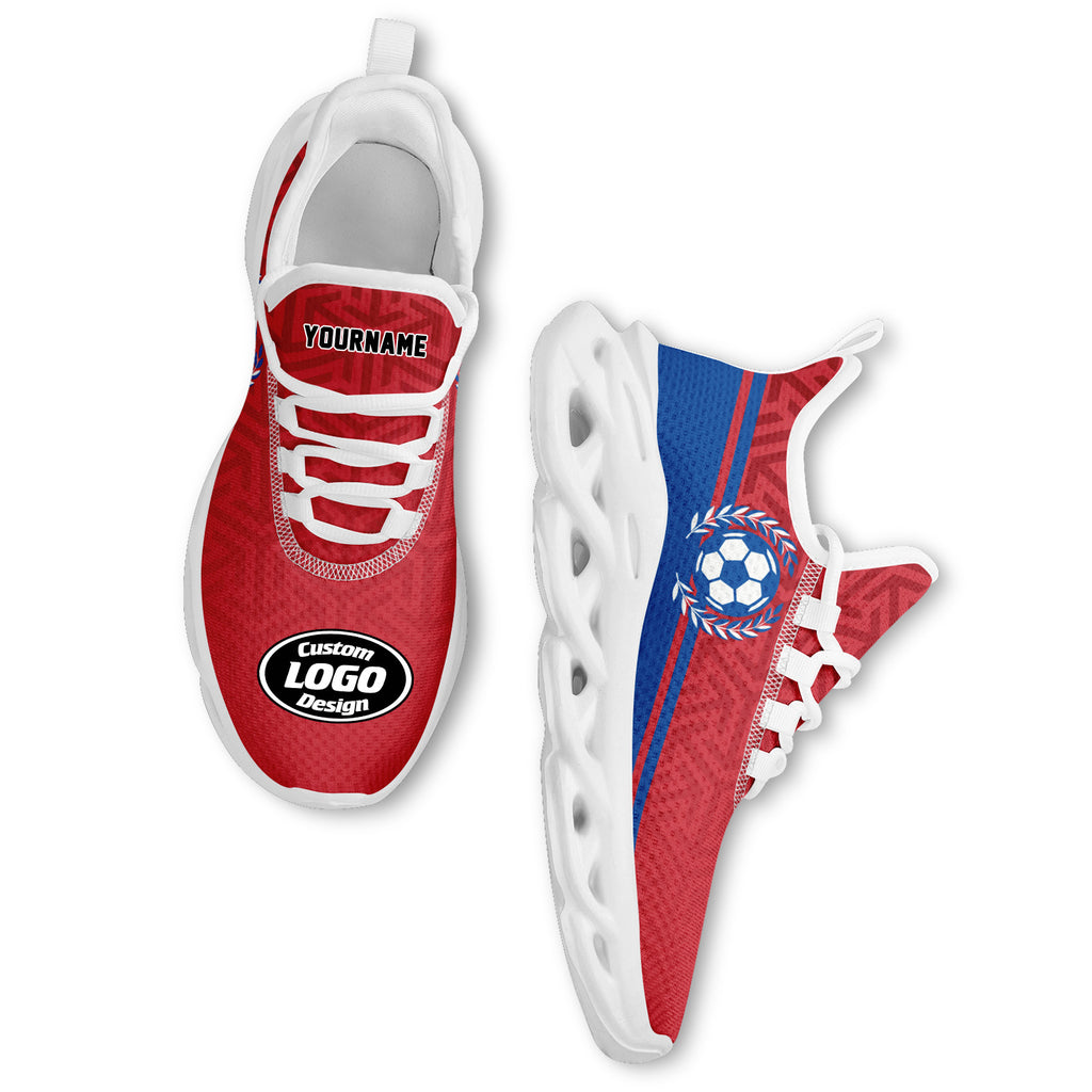 Custom 2026 World Cup South Korea High Quality Soccer Stadium Version Jersey Sneakers Sports Shoes and Hat Combo Offer Personalized Team Name and Logo ZH-F009132-4