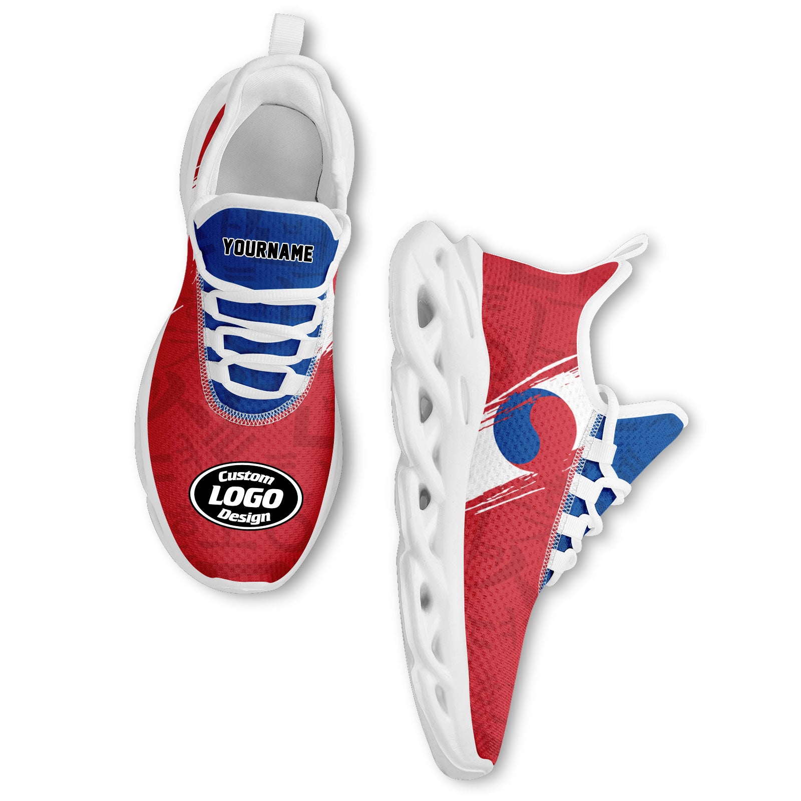 Custom 2026 World Cup South Korea High Quality Soccer Stadium Version Jersey Sneakers Sports Shoes and Hat Combo Offer Personalized Team Name and Logo ZH-F009132-5