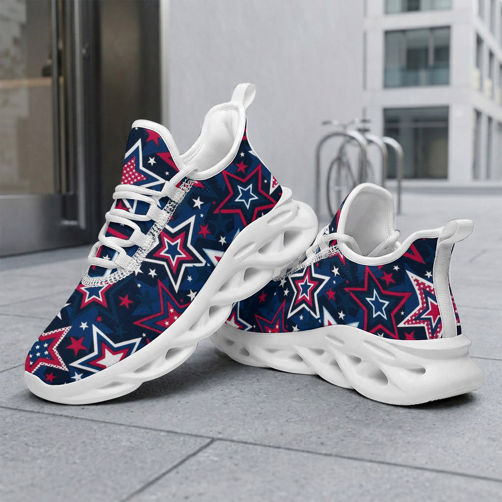 Custom United States 2026 World Cup Sneakers DIY Country Flag Running Shoes Lightweight Sport Shoes Gift for Football Fans Personalized Team Name and Logo FN003-F009144-10