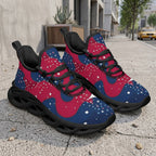 Custom United States 2026 World Cup Sneakers DIY Country Flag Running Shoes Lightweight Sport Shoes Gift for Football Fans Personalized Team Name and Logo FN003-F009144-11