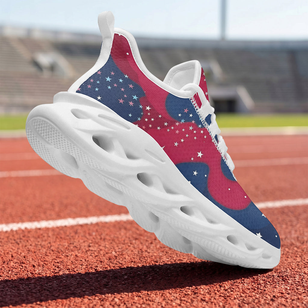 Custom United States 2026 World Cup Sneakers DIY Country Flag Running Shoes Lightweight Sport Shoes Gift for Football Fans Personalized Team Name and Logo FN003-F009144-11