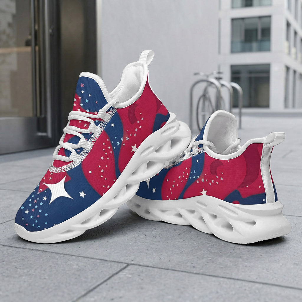 Custom United States 2026 World Cup Sneakers DIY Country Flag Running Shoes Lightweight Sport Shoes Gift for Football Fans Personalized Team Name and Logo FN003-F009144-11