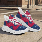 Custom United States 2026 World Cup Sneakers DIY Country Flag Running Shoes Lightweight Sport Shoes Gift for Football Fans Personalized Team Name and Logo FN003-F009144-11