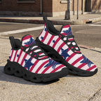 Custom United States 2026 World Cup Sneakers DIY Country Flag Running Shoes Lightweight Sport Shoes Gift for Football Fans Personalized Team Name and Logo FN003-F009144-12
