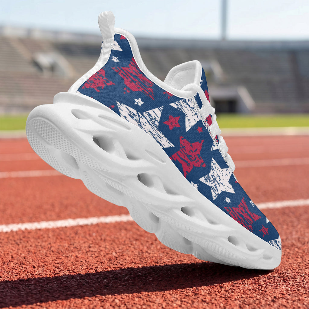 Custom United States 2026 World Cup Sneakers DIY Country Flag Running Shoes Lightweight Sport Shoes Gift for Football Fans Personalized Team Name and Logo FN003-F009144-13