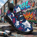 Custom United States 2026 World Cup Sneakers DIY Country Flag Running Shoes Lightweight Sport Shoes Gift for Football Fans Personalized Team Name and Logo FN003-F009144-13