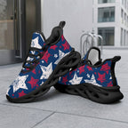 Custom United States 2026 World Cup Sneakers DIY Country Flag Running Shoes Lightweight Sport Shoes Gift for Football Fans Personalized Team Name and Logo FN003-F009144-13