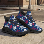 Custom United States 2026 World Cup Sneakers DIY Country Flag Running Shoes Lightweight Sport Shoes Gift for Football Fans Personalized Team Name and Logo FN003-F009144-13