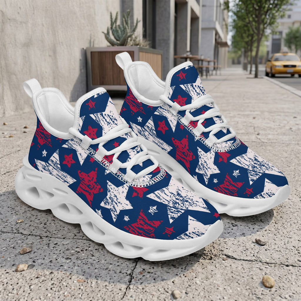 Custom United States 2026 World Cup Sneakers DIY Country Flag Running Shoes Lightweight Sport Shoes Gift for Football Fans Personalized Team Name and Logo FN003-F009144-13
