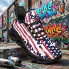 Custom United States 2026 World Cup Sneakers DIY Country Flag Running Shoes Lightweight Sport Shoes Gift for Football Fans Personalized Team Name and Logo FN003-F009144-14