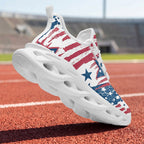 Custom United States 2026 World Cup Sneakers DIY Country Flag Running Shoes Lightweight Sport Shoes Gift for Football Fans Personalized Team Name and Logo FN003-F009144-15
