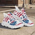 Custom United States 2026 World Cup Sneakers DIY Country Flag Running Shoes Lightweight Sport Shoes Gift for Football Fans Personalized Team Name and Logo FN003-F009144-15