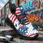 Custom United States 2026 World Cup Sneakers DIY Country Flag Running Shoes Lightweight Sport Shoes Gift for Football Fans Personalized Team Name and Logo FN003-F009144-15