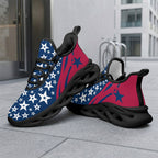 Custom United States 2026 World Cup Sneakers DIY Country Flag Running Shoes Lightweight Sport Shoes Gift for Football Fans Personalized Team Name and Logo FN003-F009144-1