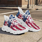 Custom United States 2026 World Cup Sneakers DIY Country Flag Running Shoes Lightweight Sport Shoes Gift for Football Fans Personalized Team Name and Logo FN003-F009144-2