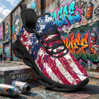 Custom United States 2026 World Cup Sneakers DIY Country Flag Running Shoes Lightweight Sport Shoes Gift for Football Fans Personalized Team Name and Logo FN003-F009144-2