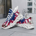 Custom United States 2026 World Cup Sneakers DIY Country Flag Running Shoes Lightweight Sport Shoes Gift for Football Fans Personalized Team Name and Logo FN003-F009144-3