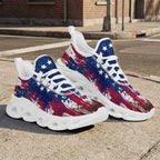 Custom United States 2026 World Cup Sneakers DIY Country Flag Running Shoes Lightweight Sport Shoes Gift for Football Fans Personalized Team Name and Logo FN003-F009144-3