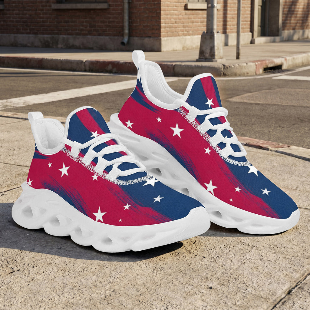 Custom United States 2026 World Cup Sneakers DIY Country Flag Running Shoes Lightweight Sport Shoes Gift for Football Fans Personalized Team Name and Logo FN003-F009144-4