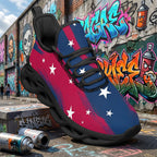 Custom United States 2026 World Cup Sneakers DIY Country Flag Running Shoes Lightweight Sport Shoes Gift for Football Fans Personalized Team Name and Logo FN003-F009144-4