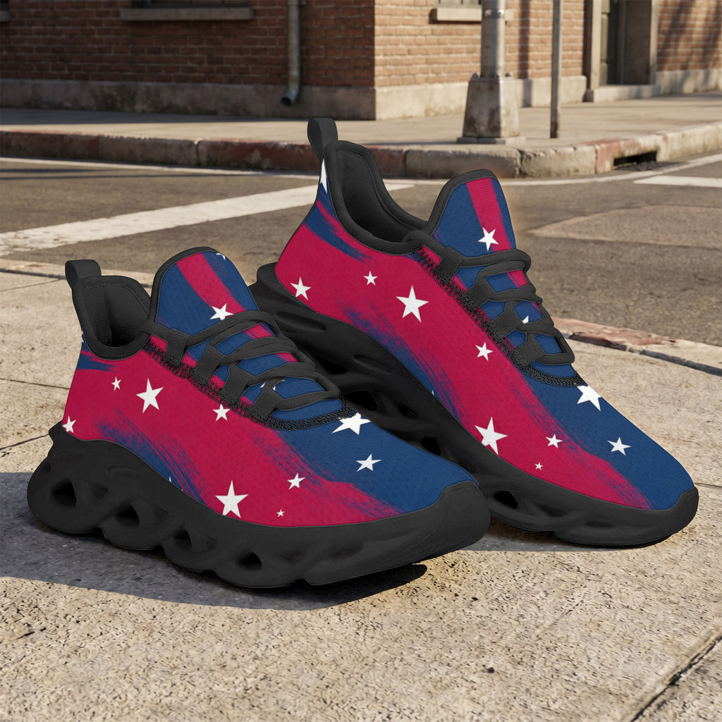 Custom United States 2026 World Cup Sneakers DIY Country Flag Running Shoes Lightweight Sport Shoes Gift for Football Fans Personalized Team Name and Logo FN003-F009144-4