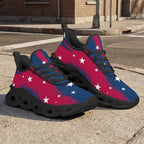Custom United States 2026 World Cup Sneakers DIY Country Flag Running Shoes Lightweight Sport Shoes Gift for Football Fans Personalized Team Name and Logo FN003-F009144-4