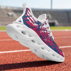 Custom United States 2026 World Cup Sneakers DIY Country Flag Running Shoes Lightweight Sport Shoes Gift for Football Fans Personalized Team Name and Logo FN003-F009144-5