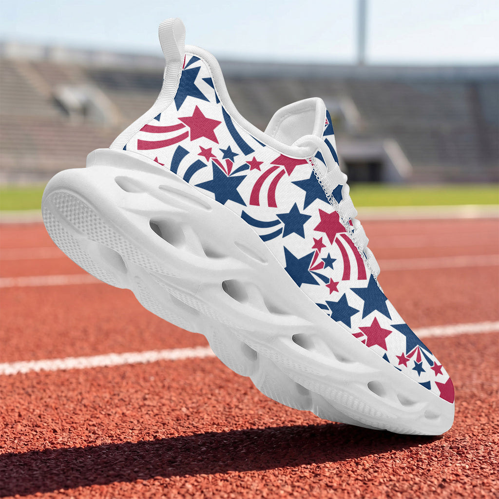 Custom United States 2026 World Cup Sneakers DIY Country Flag Running Shoes Lightweight Sport Shoes Gift for Football Fans Personalized Team Name and Logo FN003-F009144-6