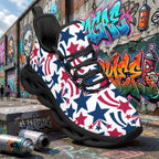 Custom United States 2026 World Cup Sneakers DIY Country Flag Running Shoes Lightweight Sport Shoes Gift for Football Fans Personalized Team Name and Logo FN003-F009144-6