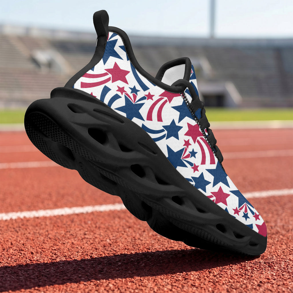Custom United States 2026 World Cup Sneakers DIY Country Flag Running Shoes Lightweight Sport Shoes Gift for Football Fans Personalized Team Name and Logo FN003-F009144-6
