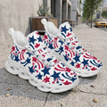 Custom United States 2026 World Cup Sneakers DIY Country Flag Running Shoes Lightweight Sport Shoes Gift for Football Fans Personalized Team Name and Logo FN003-F009144-6