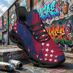 Custom United States 2026 World Cup Sneakers DIY Country Flag Running Shoes Lightweight Sport Shoes Gift for Football Fans Personalized Team Name and Logo FN003-F009144-7
