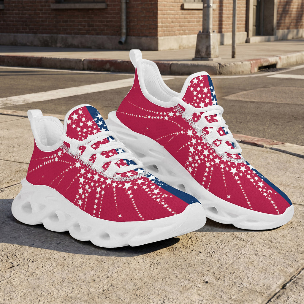 Custom United States 2026 World Cup Sneakers DIY Country Flag Running Shoes Lightweight Sport Shoes Gift for Football Fans Personalized Team Name and Logo FN003-F009144-8
