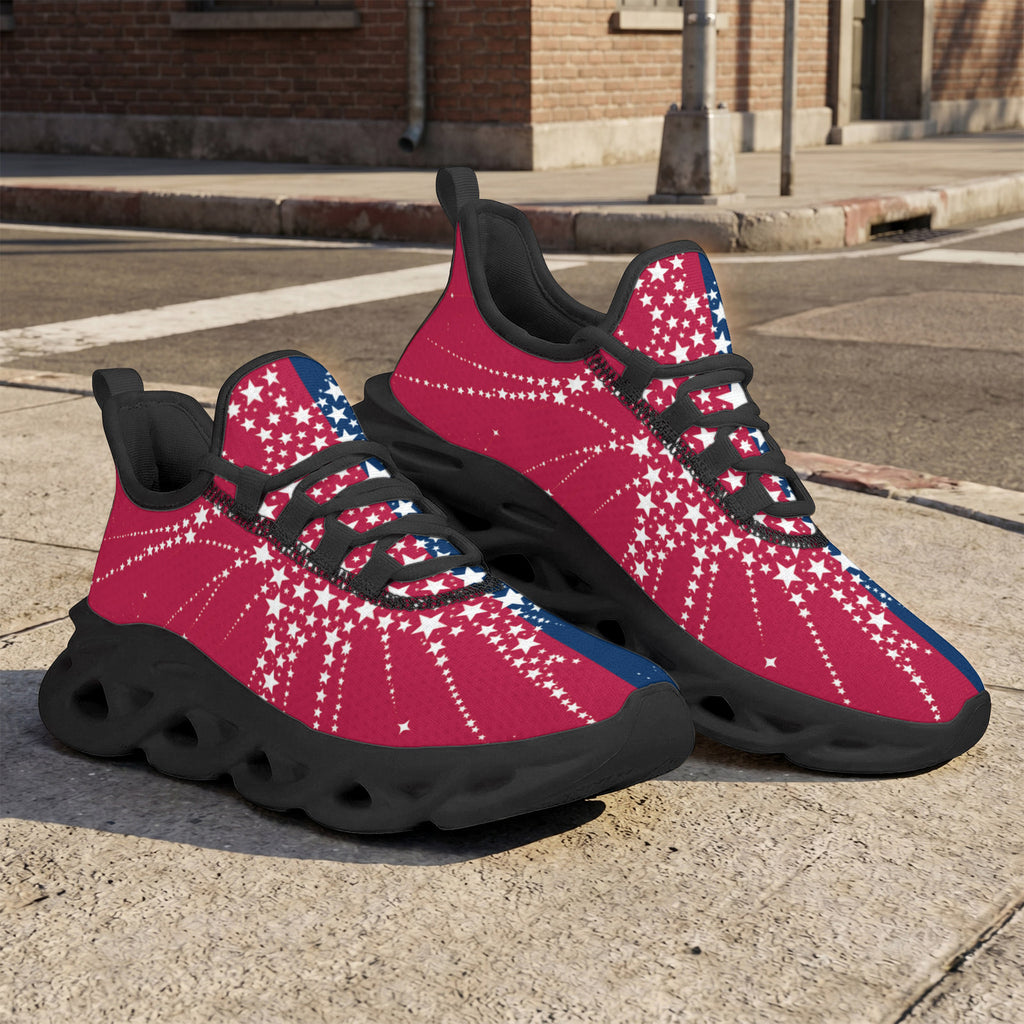 Custom United States 2026 World Cup Sneakers DIY Country Flag Running Shoes Lightweight Sport Shoes Gift for Football Fans Personalized Team Name and Logo FN003-F009144-8
