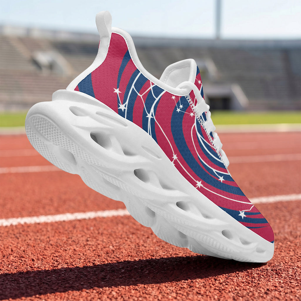 Custom United States 2026 World Cup Sneakers DIY Country Flag Running Shoes Lightweight Sport Shoes Gift for Football Fans Personalized Team Name and Logo FN003-F009144-9
