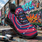 Custom United States 2026 World Cup Sneakers DIY Country Flag Running Shoes Lightweight Sport Shoes Gift for Football Fans Personalized Team Name and Logo FN003-F009144-9