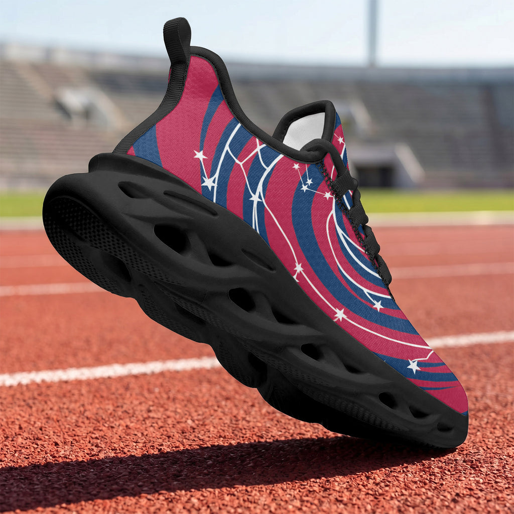 Custom United States 2026 World Cup Sneakers DIY Country Flag Running Shoes Lightweight Sport Shoes Gift for Football Fans Personalized Team Name and Logo FN003-F009144-9